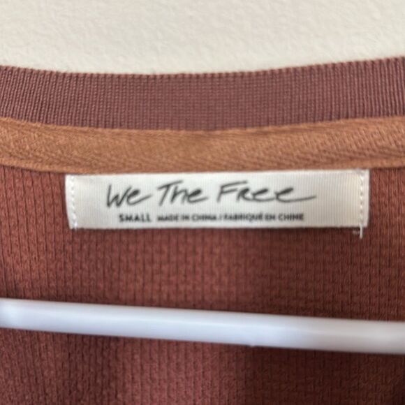 NWT Free People Mikah Notch Neck Top - Picture 6 of 6